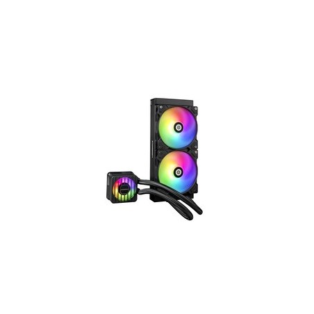 "Enermax LIQMAXFLO ELC-LMF240T-ARGB Liquid Cooling System - 120mm, High Performance, Sleek Black Design"